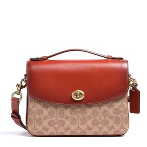 Coach 68349 Cassie tan rust bag PRICE FIRM